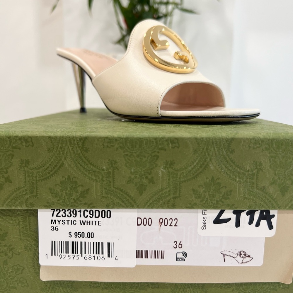 Gucci Blondie slide mule sandals - Picture 5 of 12